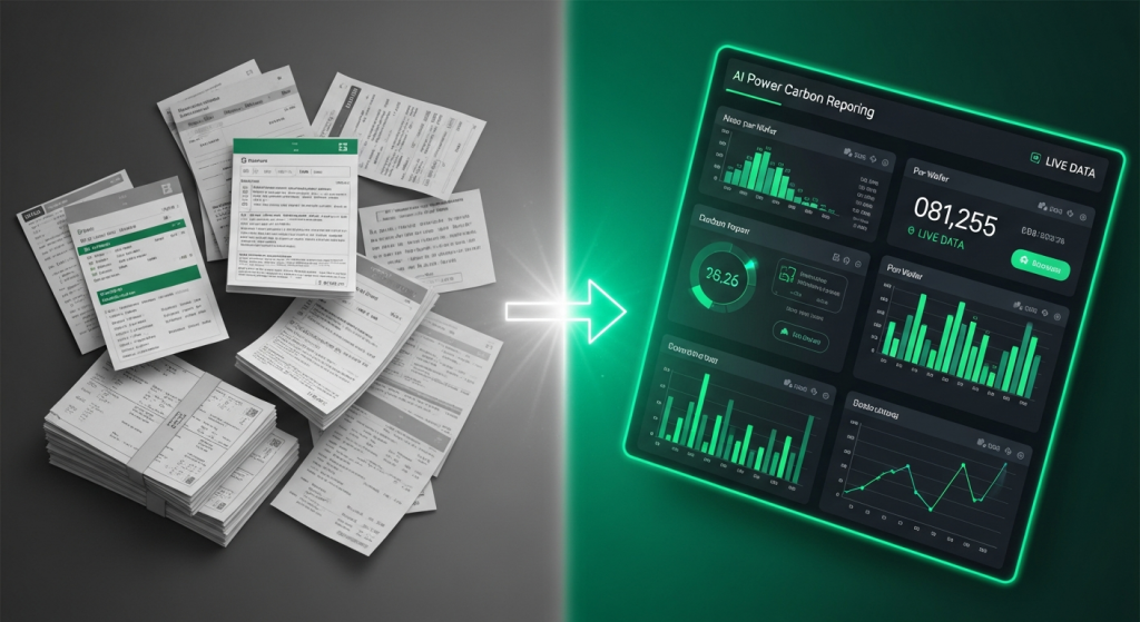 From Excel to AI: Automating Carbon Footprint Tracking in Semiconductor Manufacturing