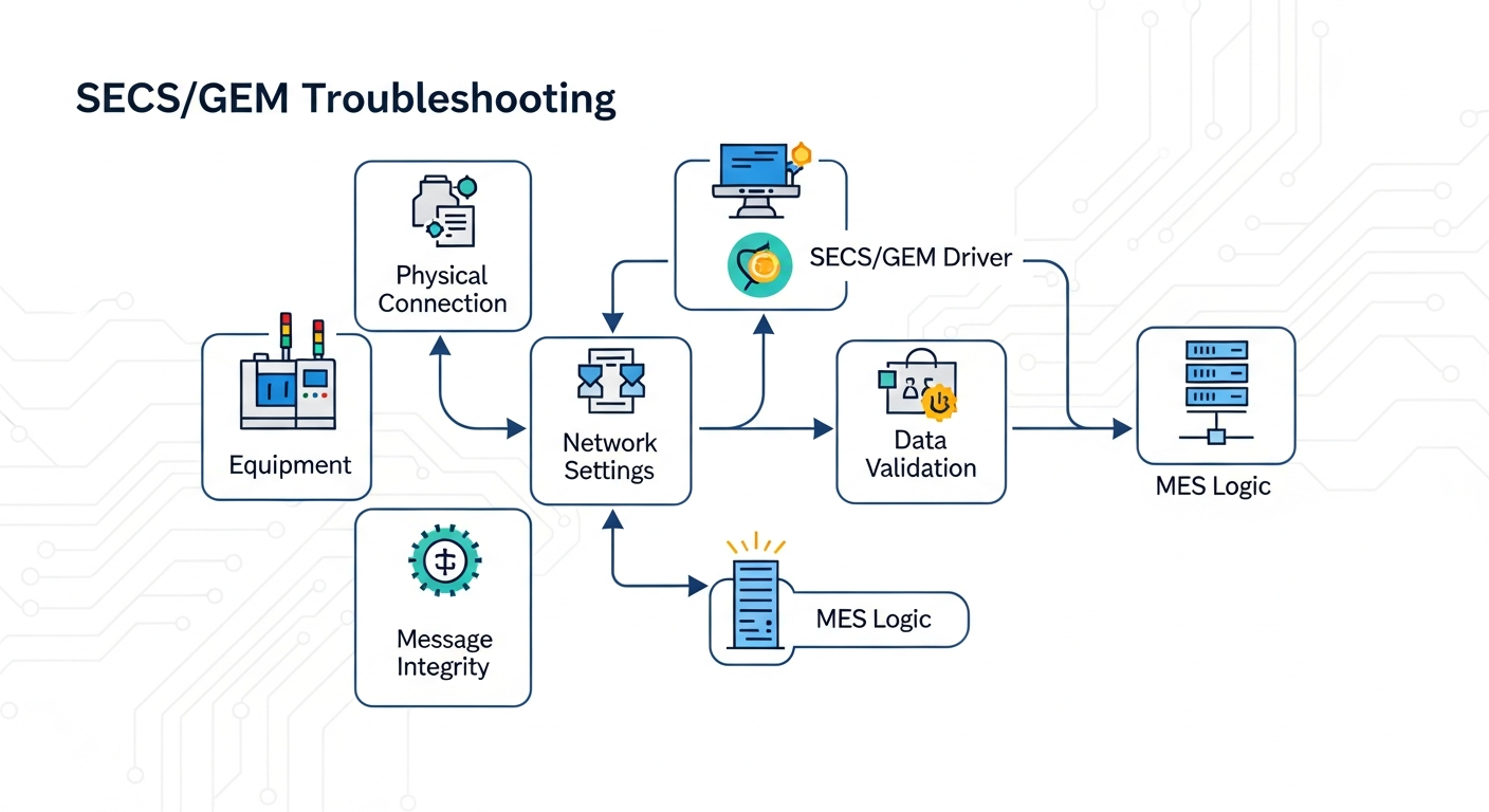 SECS/GEM Troubleshooting: 10 Common Errors and Fixes