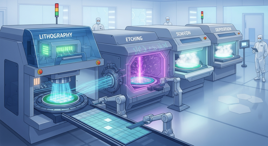 半导体工艺流程详解：从晶圆到芯片的完整制造过程