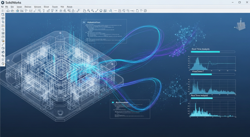 SolidWorks API & AI Automation: Programmatic 3D Design for Equipment